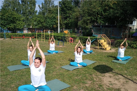 "Йога" на практике в детском саду