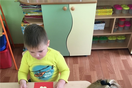 Аппликация в группе №1