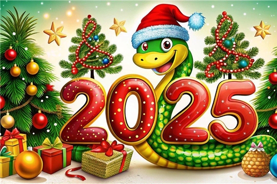 С Новым 2025 годом мы поздравляем всех, всех, всех!