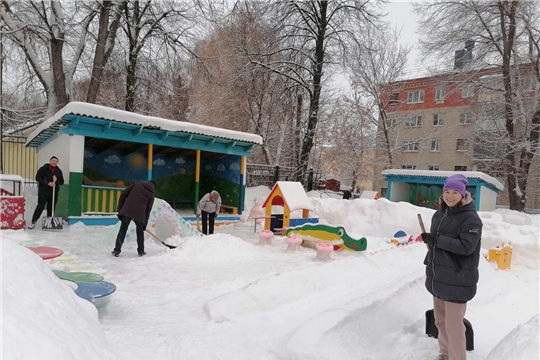 Выражаем благодарность за помощь в расчистке снега