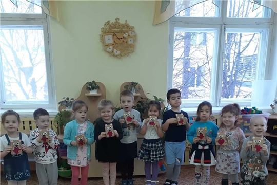 Мишка с сердечком