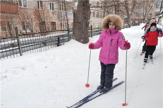 Лыжная подготовка в детском саду