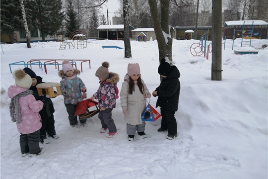 Покормите птиц зимой
