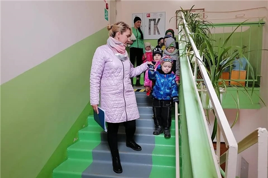 В детском саду прошла тренировочная эвакуация