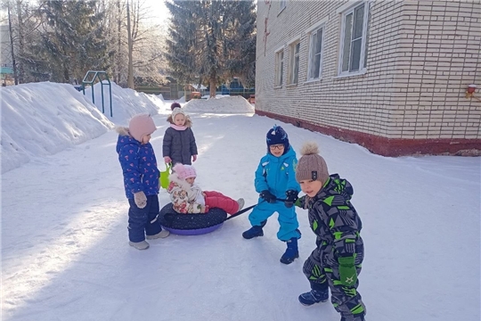 Радость от зимних прогулок 