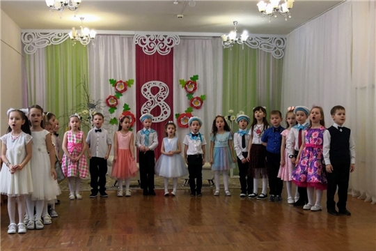 Завершились утренники, посвященные к Международному женскому дню 