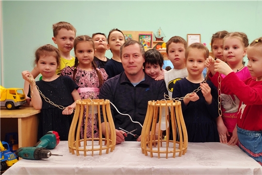 Папины уроки "Изготовление светильников"