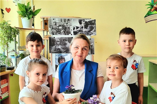 Акция "Цветок ветерану"