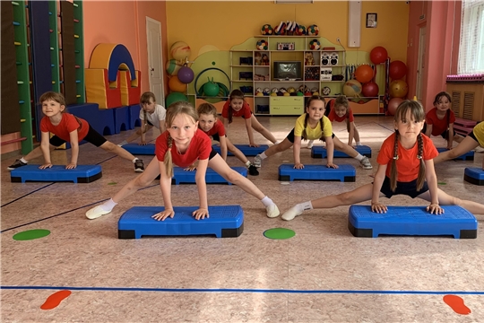 Отчетное занятие кружка «Фитнес kids»