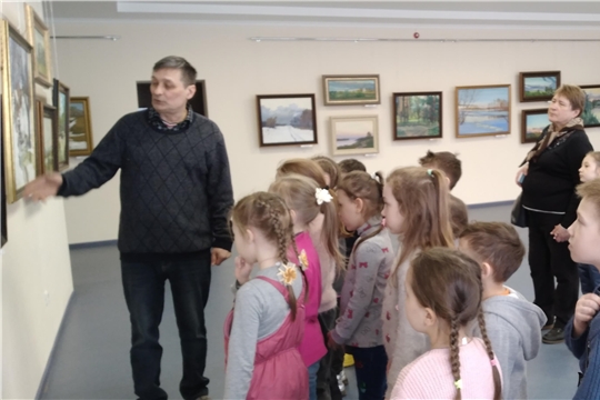 "Посещение выставки в Доме дружбы"