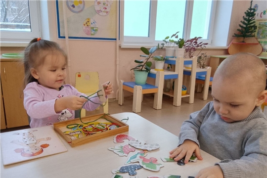 Настольные игры в группе раннего возраста