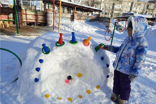 Снежные постройки