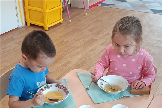 Из полезных овощей кушай суп и не болей.