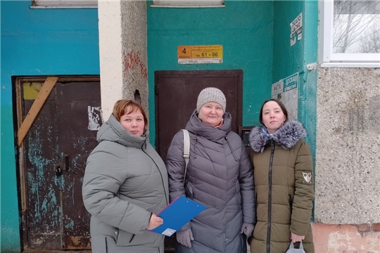 Рейд по семьям, состоящим на профилактическом учёте.