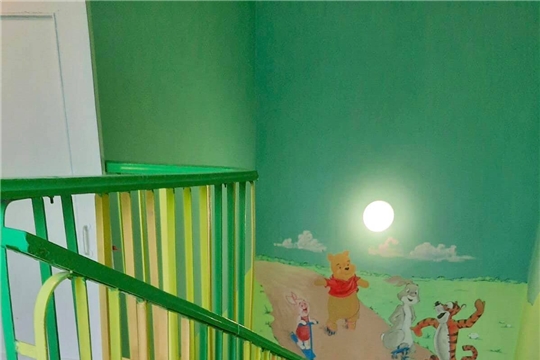 Лестница в детском саду