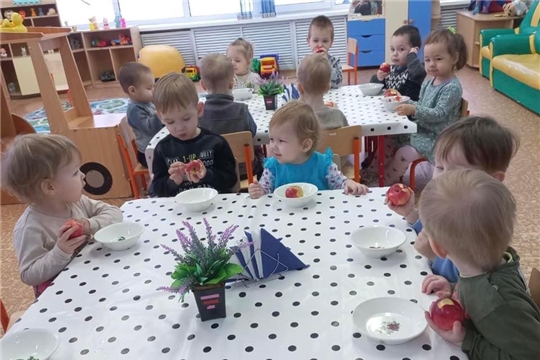 Яблоки в рационе питания дошкольников