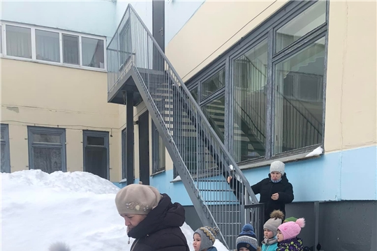 Учебно-тренировочная пожарная эвакуация
