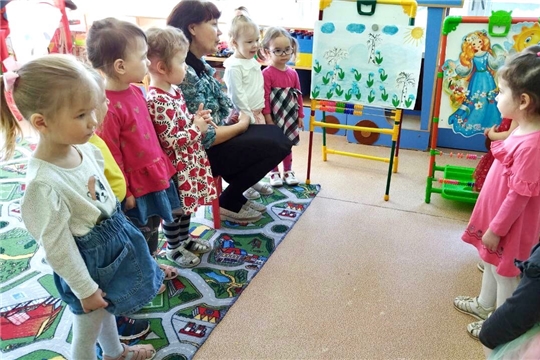 "Подснежники в лесу"
