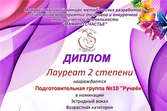 Лауреаты ll степени в Республиканском конкурсе "Мамино счастье" 