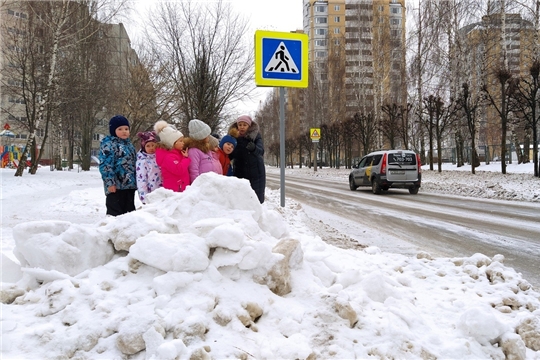 Безопасное поведение на дороге зимой