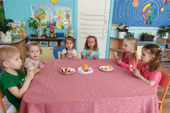 Яблоки в рационе питания дошкольников