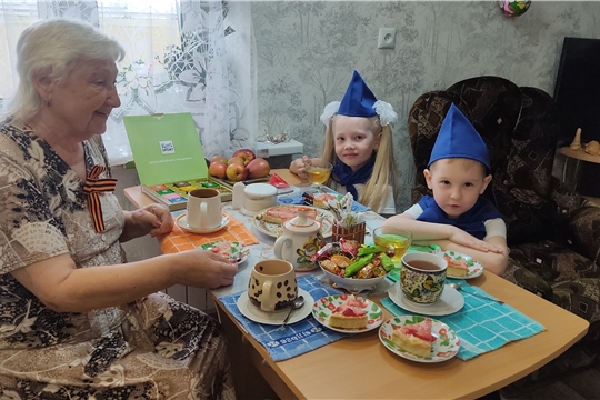 Тимуровцы в гостях у ветерана.