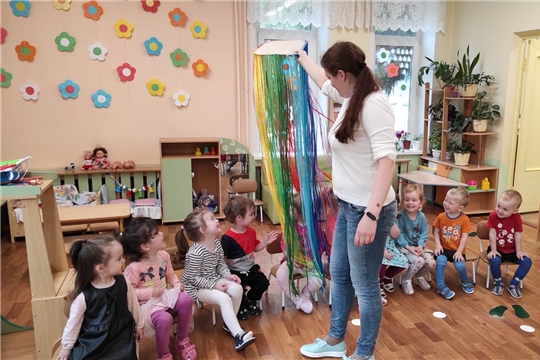 Отчетное занятие кружка "Игралочка" прошло в детском саду