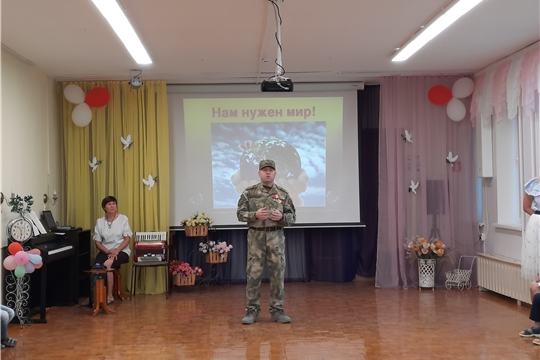 Встреча с гвардии старшиной  запаса.