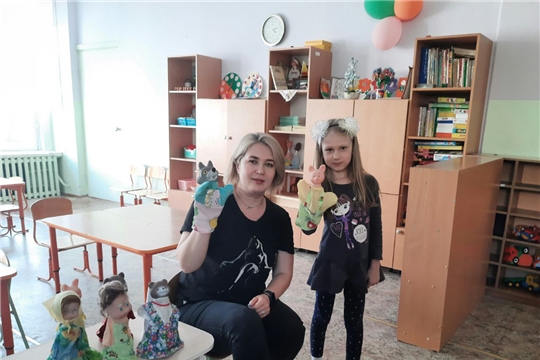 Театральный день в группе "Перепелочка"