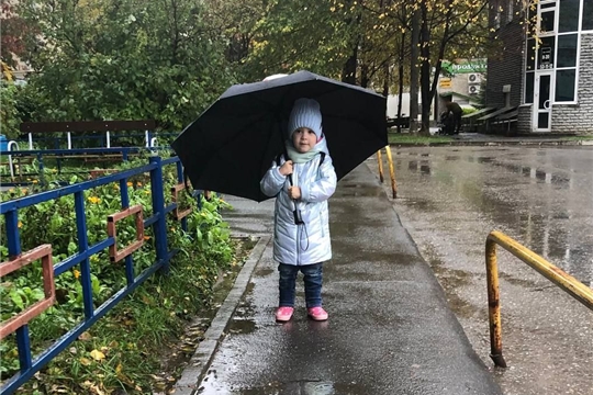 Пешеходы под дождем  