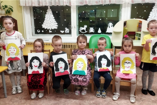 Портрет любимой мамочки
