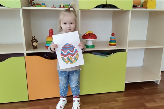 Выставка "Пасха глазами детей" в группе "Колобок"