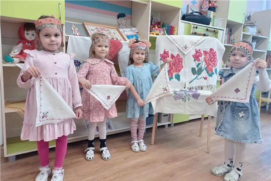 День чувашской вышивки в группе "Ласточка"