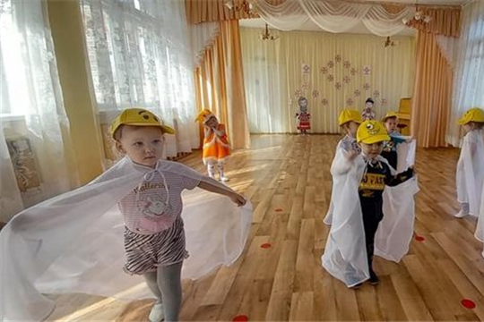 Чувашская народная игра  "Лиса и гуси"