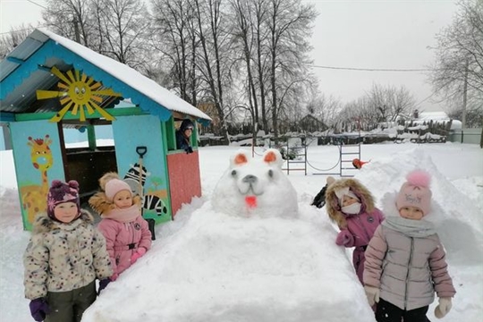 Снежные постройки