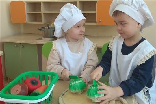 Играем в игру "Приготовим обед"