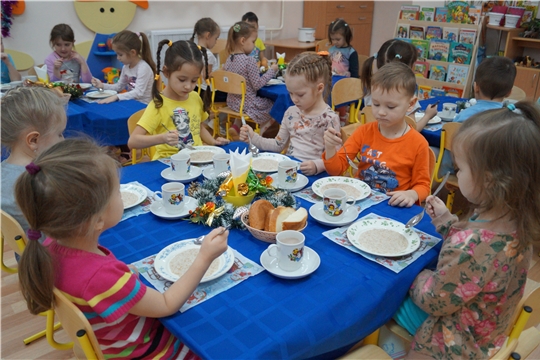 Новое зимнее меню в детском саду.