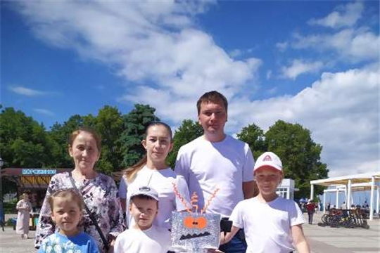Семья Тарасовых приняла участьие в Республиканском спортивном фестивале семейных традиций "Объединение"