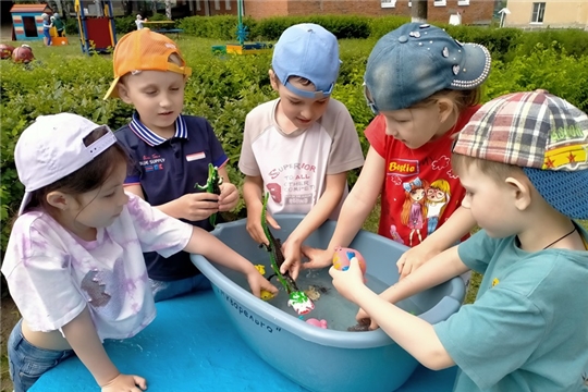 Веселые игры с водой