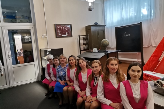 Коллектив Новоградцев на земле Космонавта А. Николаева
