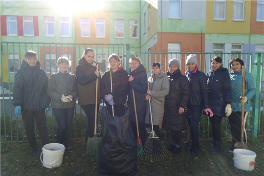 Экологический субботник в детском саду