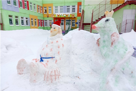 Создаем снежные постройки!