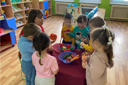 Игровая ситуация "Овощи с огорода"