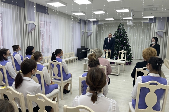 У нас в гостях глава администрации города Чебоксары.