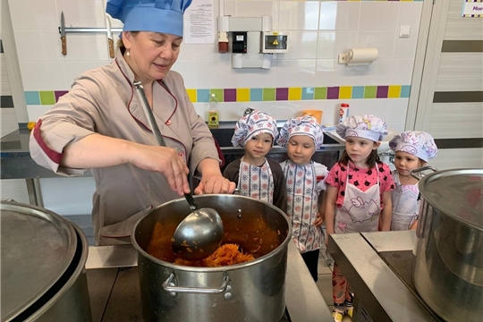 Экскурсия на пищеблок.