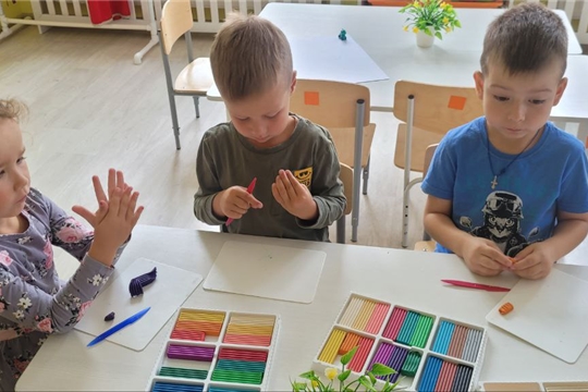 Лепка из пластилина.