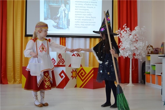 Чувашская сказка "Девушка на луне"