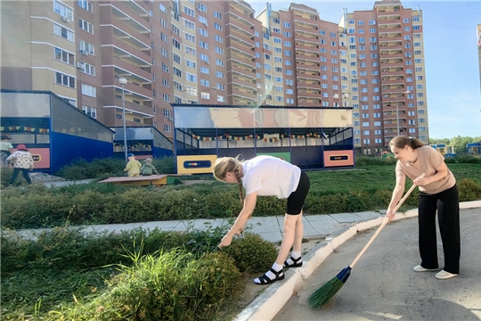 Субботник в саду