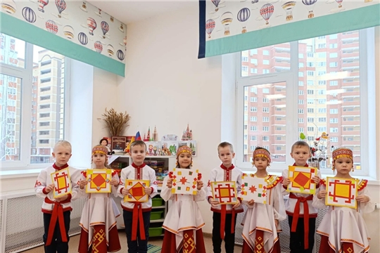 Аппликация "Чувашская салфетка"