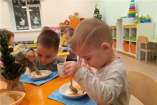 Творожный пудинг в детском саду
